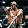 Alexandre Morgado on the Sled Pull at HYROX Madrid